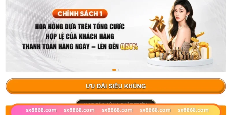 Chính sách hoa hồng mỗi ngày cho đối tác