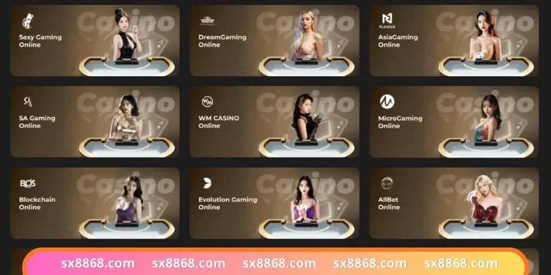 Danh mục casino SX88 thể hiện đẳng cấp vượt trội